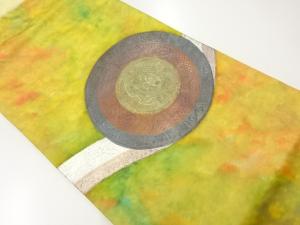 リサイクル　絵皿に華紋模様名古屋帯